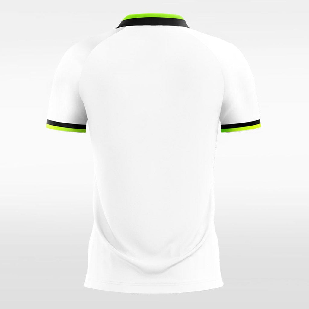 White and Gray Men's Team Soccer Jersey Design