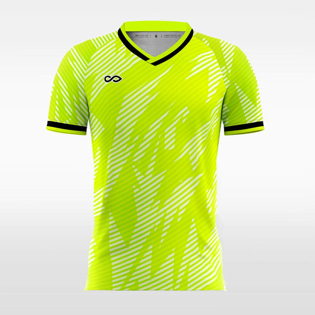 Neon Stripe Team Soccer Jersey
