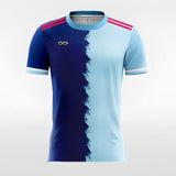 Blue Double Faced 5 Soccer Jersey
