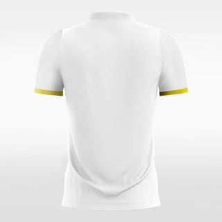 White Customized Men's Sublimated Soccer Jersey