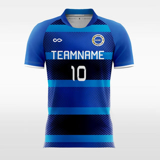 Blue Rush Soccer Jersey