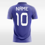 Purple Sublimated Soccer Jersey Design