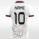 White Soccer Jersey Sublimation