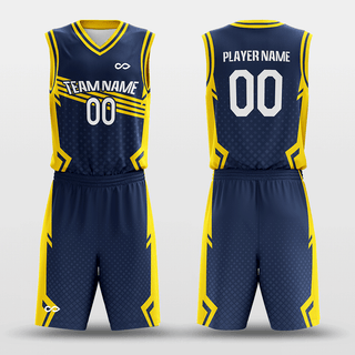 Man Sublimated Basketball Uniform