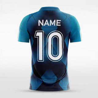 Blue Men's Team Soccer Jersey Design