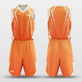 custom basketball jersey orange