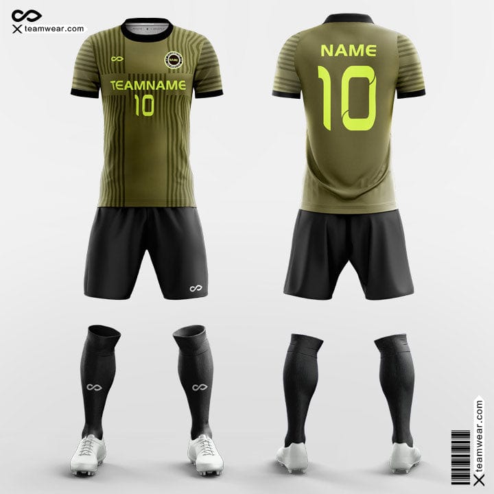 Retro Gold - Custom Soccer Jerseys Kit Sublimated for University-XTeamwear