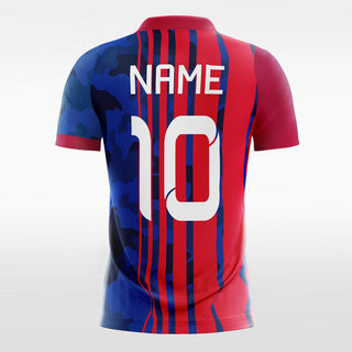 Custom Red Men's Sublimated Soccer Jersey