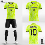 Neon Green Soccer Jersey Kit