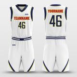 Nuggets white basketball jersey
