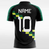 Black and Green Soccer Jersey 