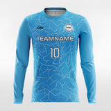 Partenopei - Customized Men's Sublimated Long Sleeve Soccer Jersey
