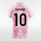 Custom Pink Mosaic Team Jersey