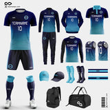 Pinstripe - Custom Soccer Uniforms Kit Sublimated for Academy