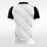 White Stripe Sublimated Soccer Jersey Design