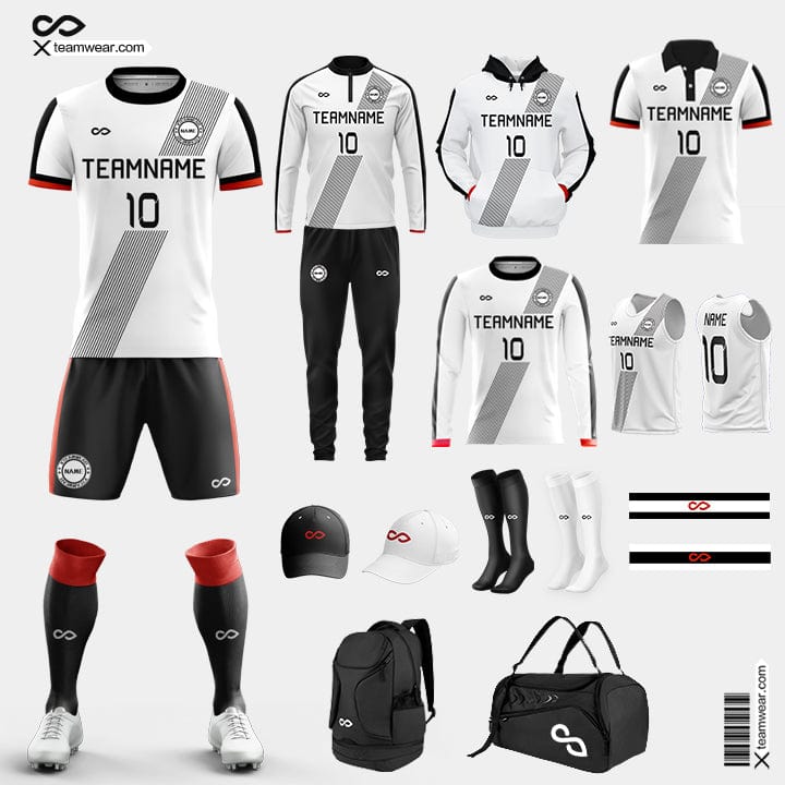Black - Custom Soccer Jerseys Kit Sublimated for University-XTeamwear