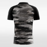 Men Soccer Jersey sublimation printing Black