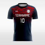 Red Invisible man Soccer Jersey