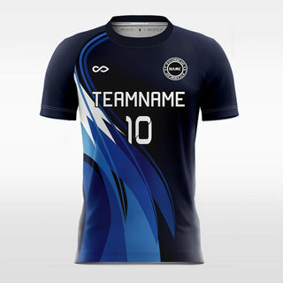 Swift fox Men Soccer Jersey sublimation printing Navy Blue