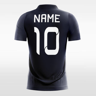 Customized Navy Blue Sublimated Soccer Jersey