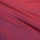 Custom Red Men's Soccer Jersey Cloth Details