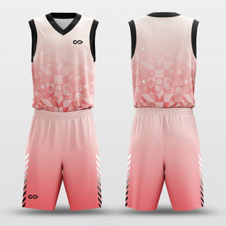 Pink basketball jerseys