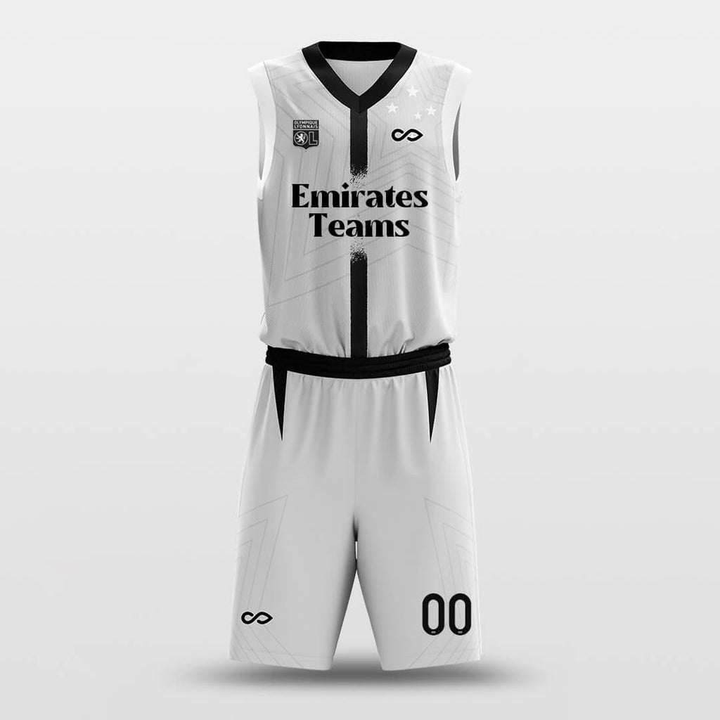 Grey Basketball Uniform Set