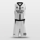 Grey Basketball Uniform Set