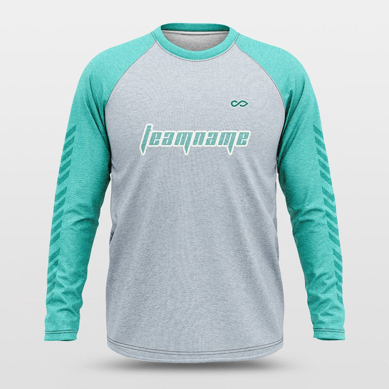 Green Vertical Stripe - Women Custom Soccer Jerseys Raglan-XTeamwear