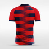 red and blue stripe jerseys design