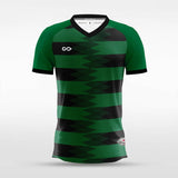 green and black stripe jerseys