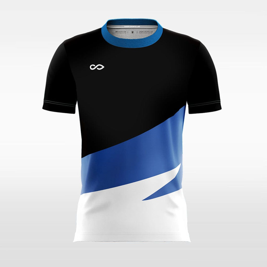 Black Blue Bull Shark Soccer Jersey