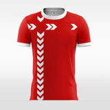 Red Balance Scale 2 Soccer Jersey