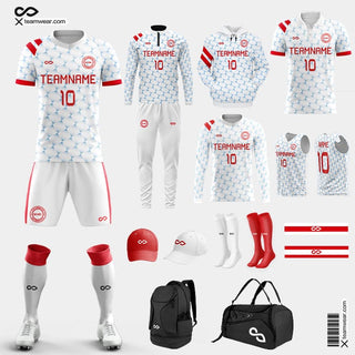 Water Pattern Soccer Jerseys Kit