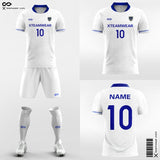 White Soccer Jersey Kit Design Print