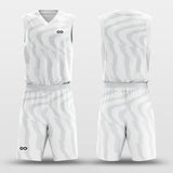 Custom White Basketball Jersey