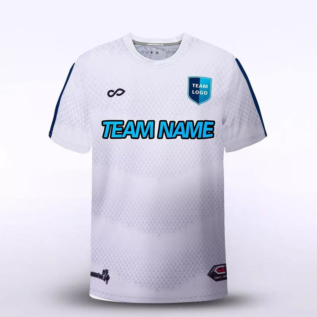 White Tectonic Soccer Jersey