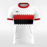 White Coral Soccer Jersey