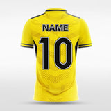 Custom Yellow Men's Sublimated Soccer Jersey