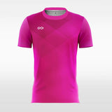 Custom Pink Fluorescent Soccer Jersey