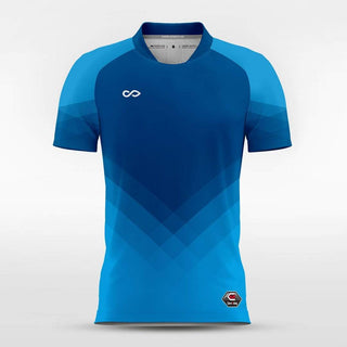 Blue Continent Soccer Jersey