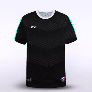 Custom Black Kid's Soccer Jersey