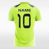 Fluorescent Green Soccer Jersey Design