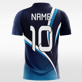 Blue Soccer Jersey for Men Sublimated