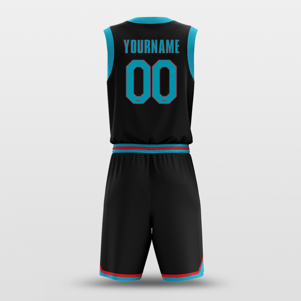Black and online blue basketball jersey