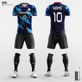 Black and Blue Soccer Jerseys