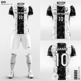 Black and Grey Soccer Jersey