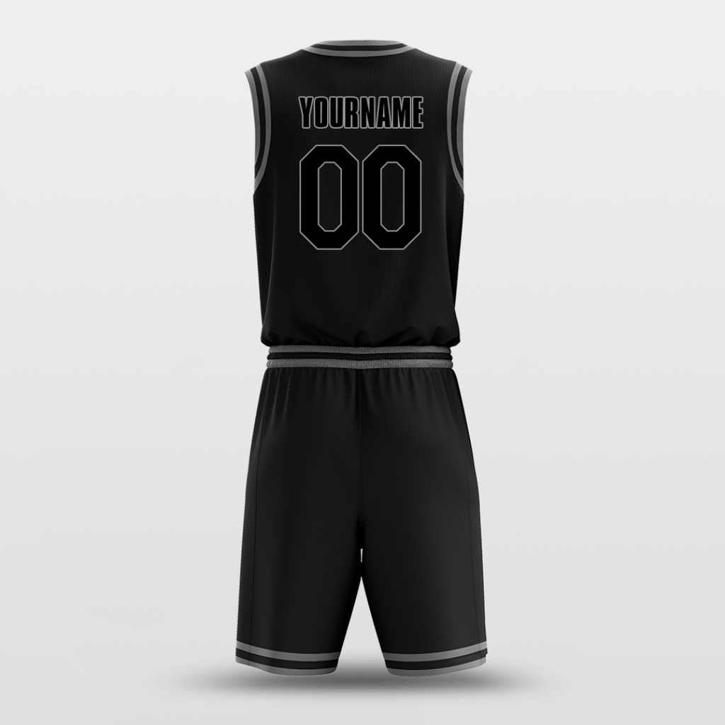 black basketball jerseys
