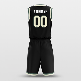 black basketball jerseys