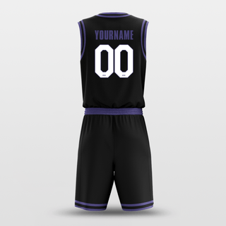 black basketball jerseys